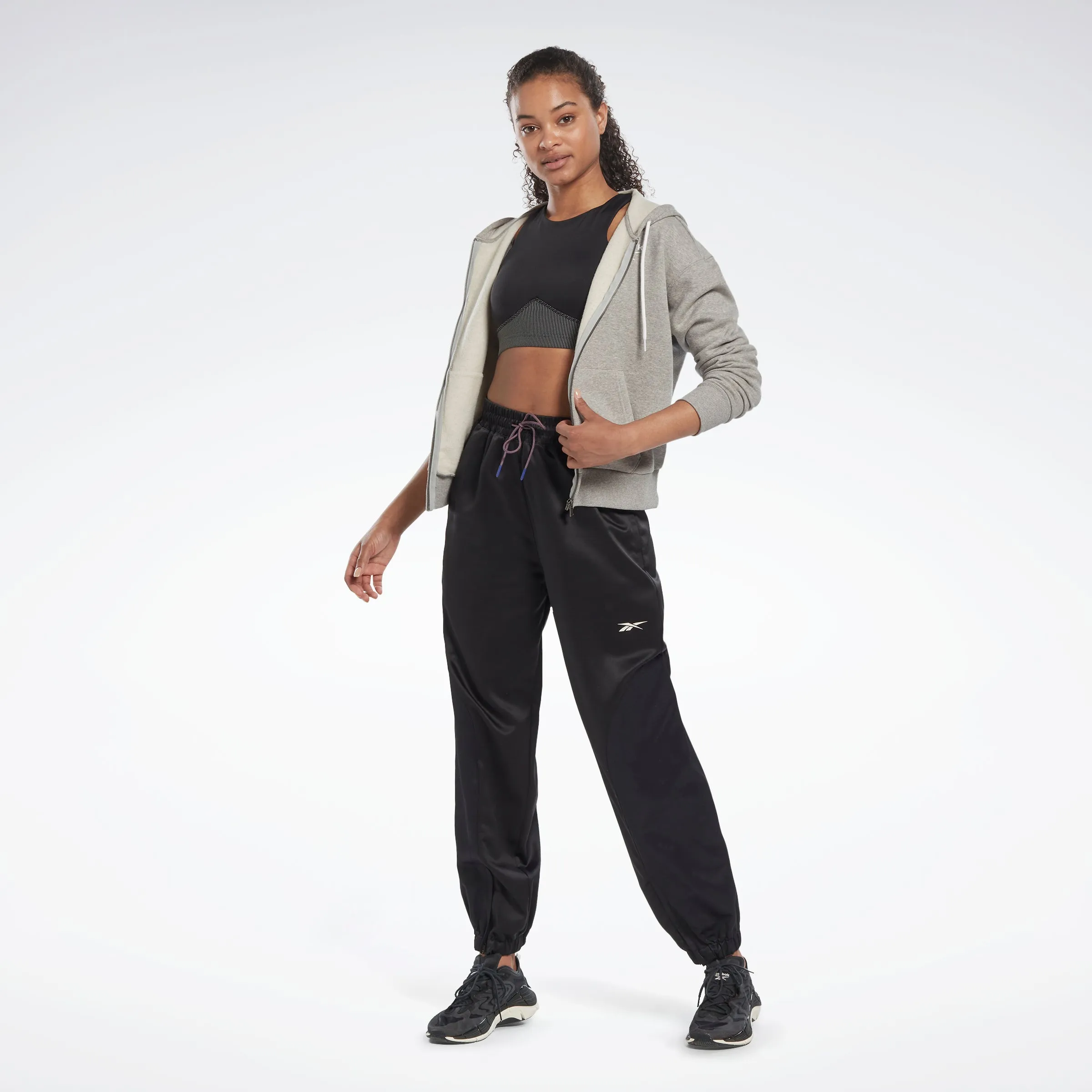 Reebok Apparel Women Tech-Style Woven Joggers Black