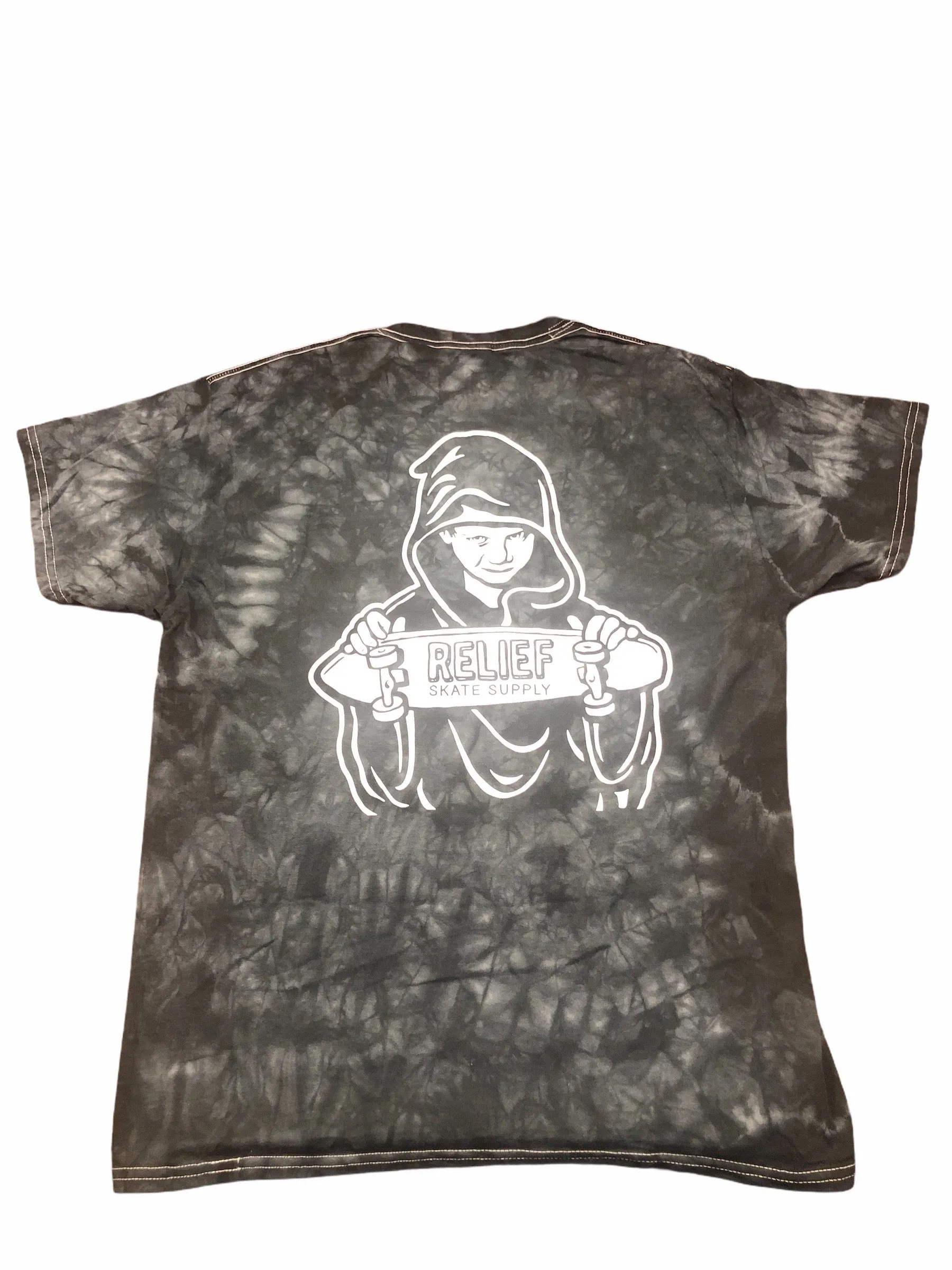 RELIEF REAPER BOY TEE CRYSTAL WASH BLACK