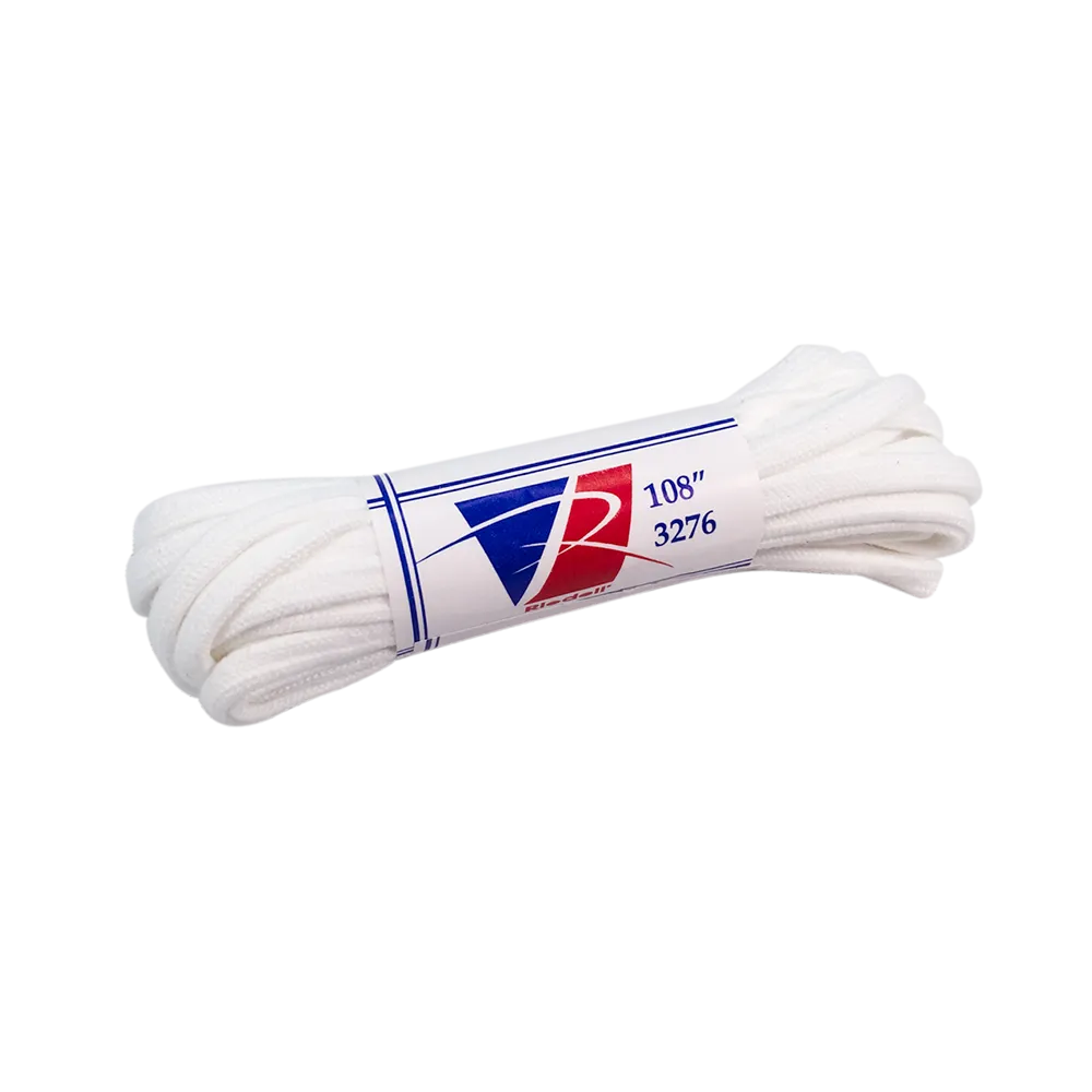 Riedell Textured Poly Laces White 81"