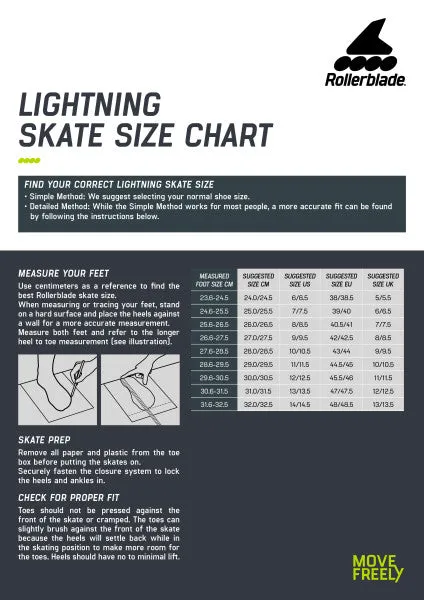 Rollerblade LIGHTNING 90 Complete Skates - 2024