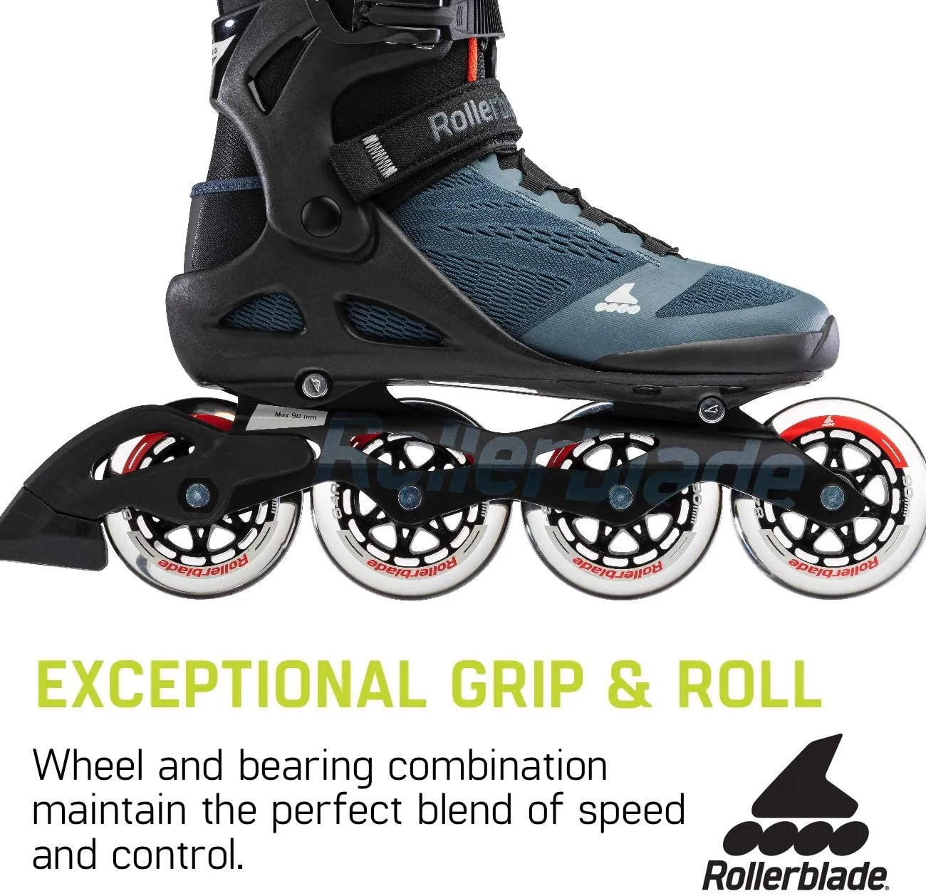 Rollerblade Macroblade 90 Orion Blue/Spicy Orange 8