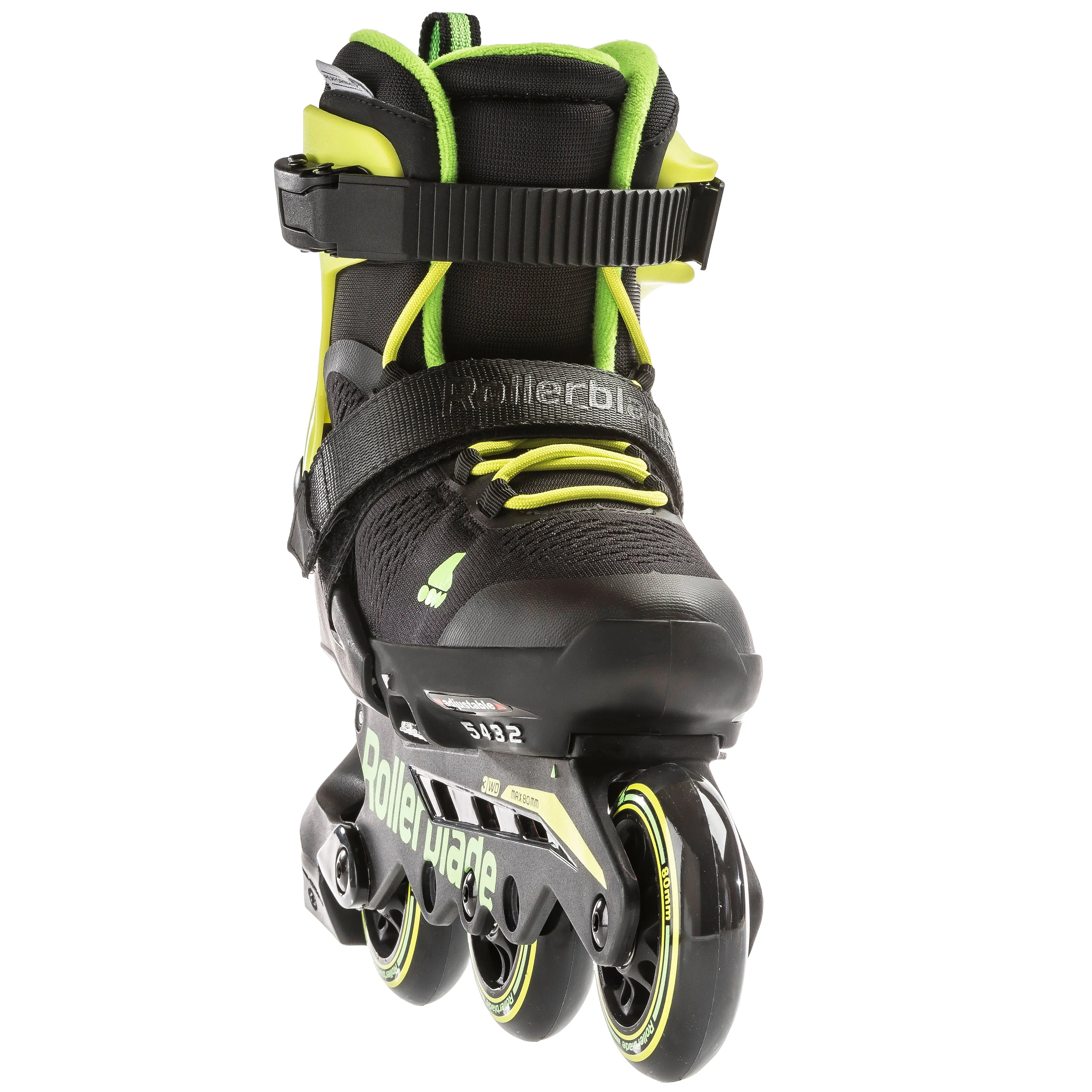 Rollerblade Microblade 3WD Junior Skates 2019- Black/Lime