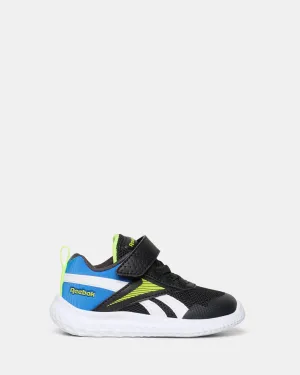 Rush Runner 5 Infant Black/White/Blue