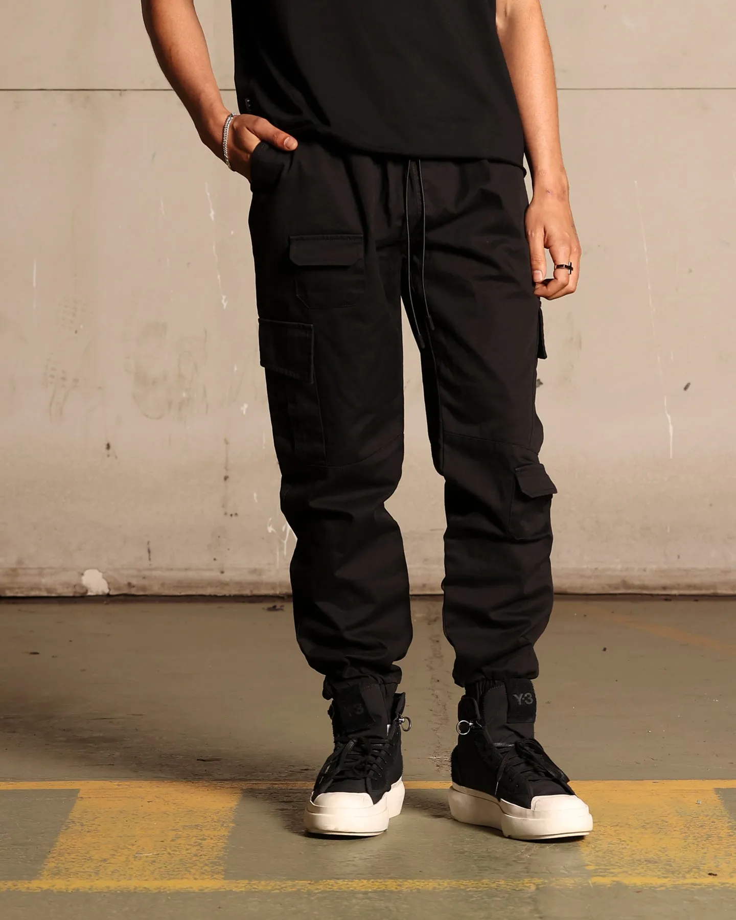 Saint Morta Utility Joggers Black