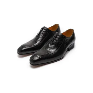 SerpentLux Exquisite Pointed Toe Oxford Shoes