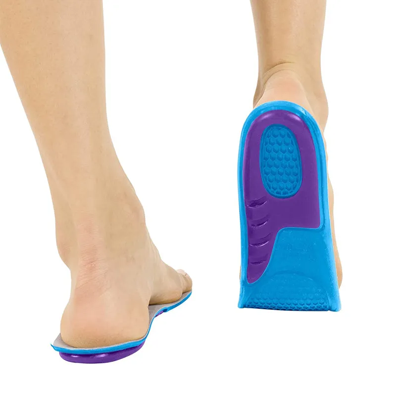 Shock-absorbing insoles for pain-free everyday life and activity