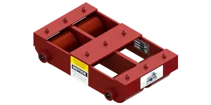 Short Straight Line Skate HST-1012-P | 6 Ton Capacity - Polyurethane Rollers