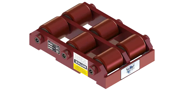 Short Straight Line Skate HST-1060-P | 30 Ton Capacity - Polyurethane Rollers