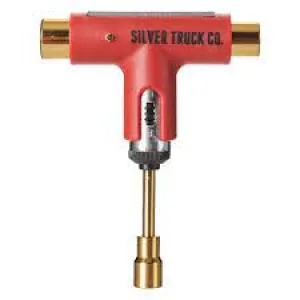 SIlver Sk8 Tool Red/Gold