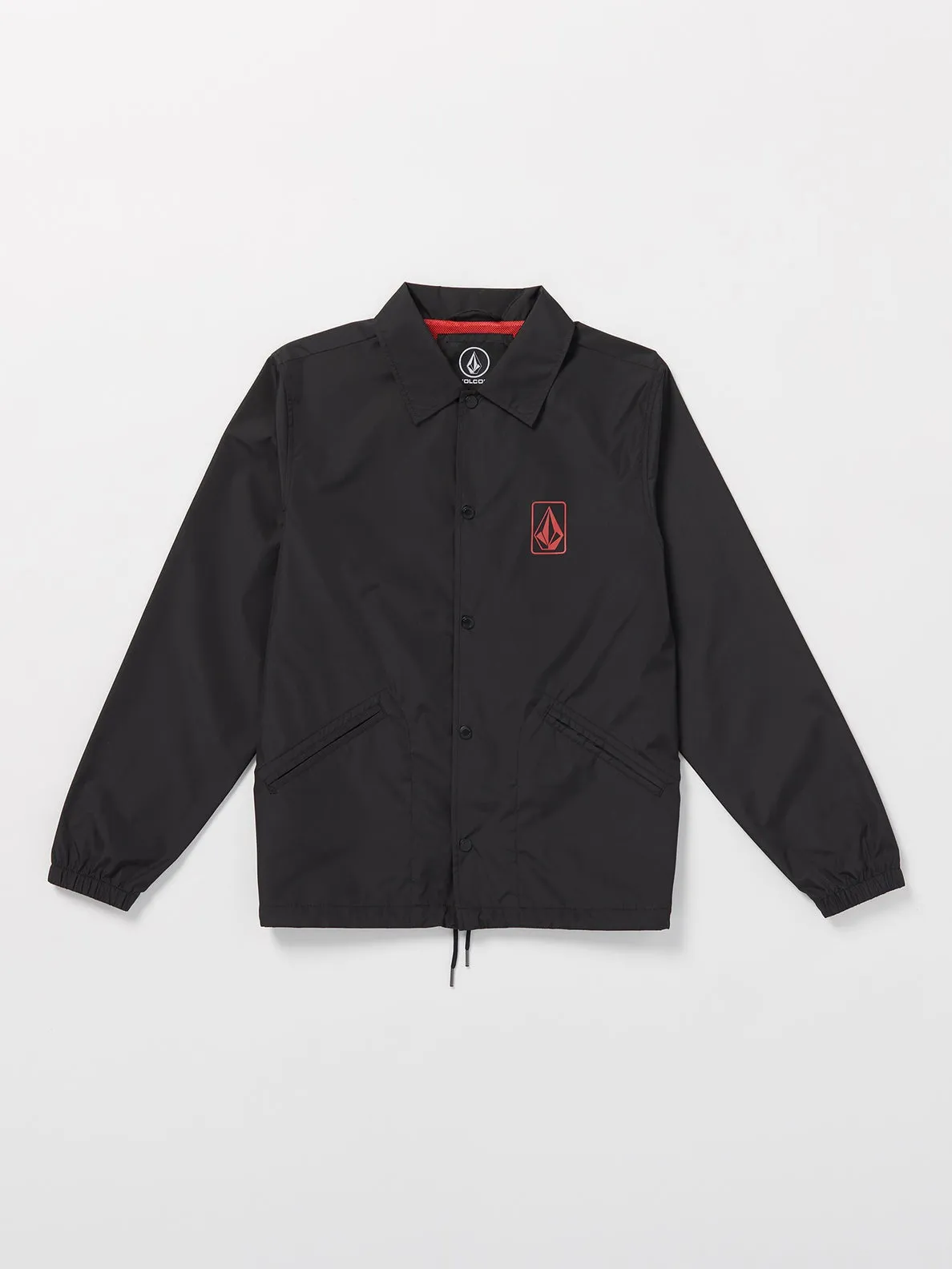 Skate Vitals Coaches Jacket - Black Red