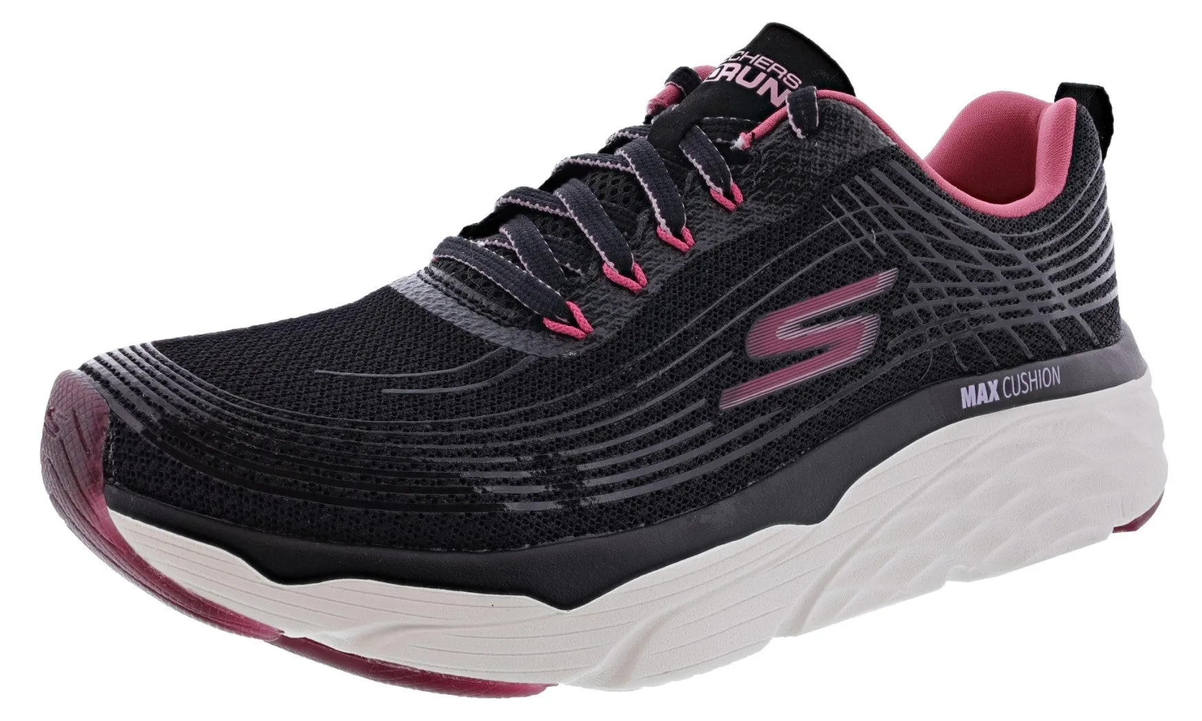 Skechers Women's Max Cushioning Elite Alekos Lace Up Running Shoes