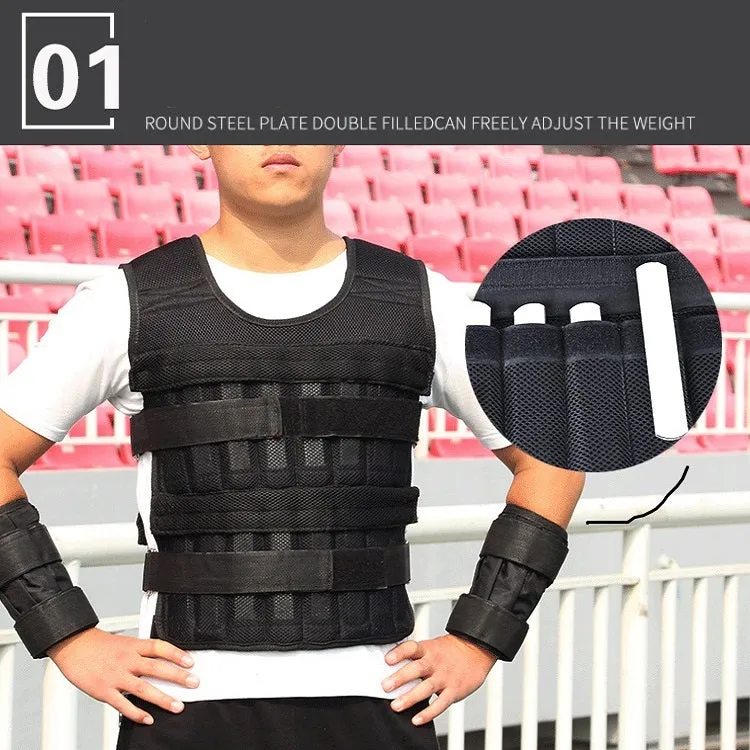 Sport Vest Leg And Arm Weight-Bearing Straps Fitness Training Weighting Equipment, Spec: 5kg Vest