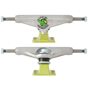 Stage 11 Tony Hawk Forged Hollow 159 Silver/Green Skateboard Trucks