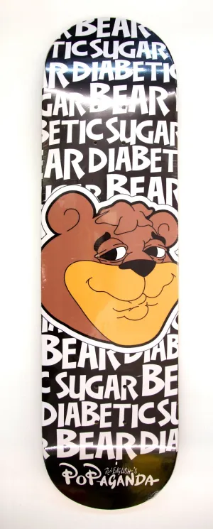 Sugar Diabetic Bear - Skateboard Deck