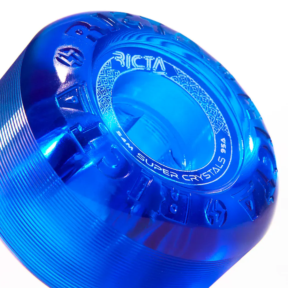 Super Crystals Trans Purple/Green/Blue/Red 95a 54mm Skateboard Wheels