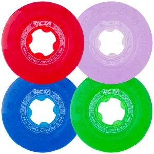 Super Crystals Trans Purple/Green/Blue/Red 95a 54mm Skateboard Wheels