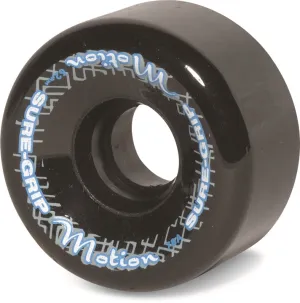 Sure-Grip Motion Black 78a 65mm (Set of 8) Roller Skate Wheels