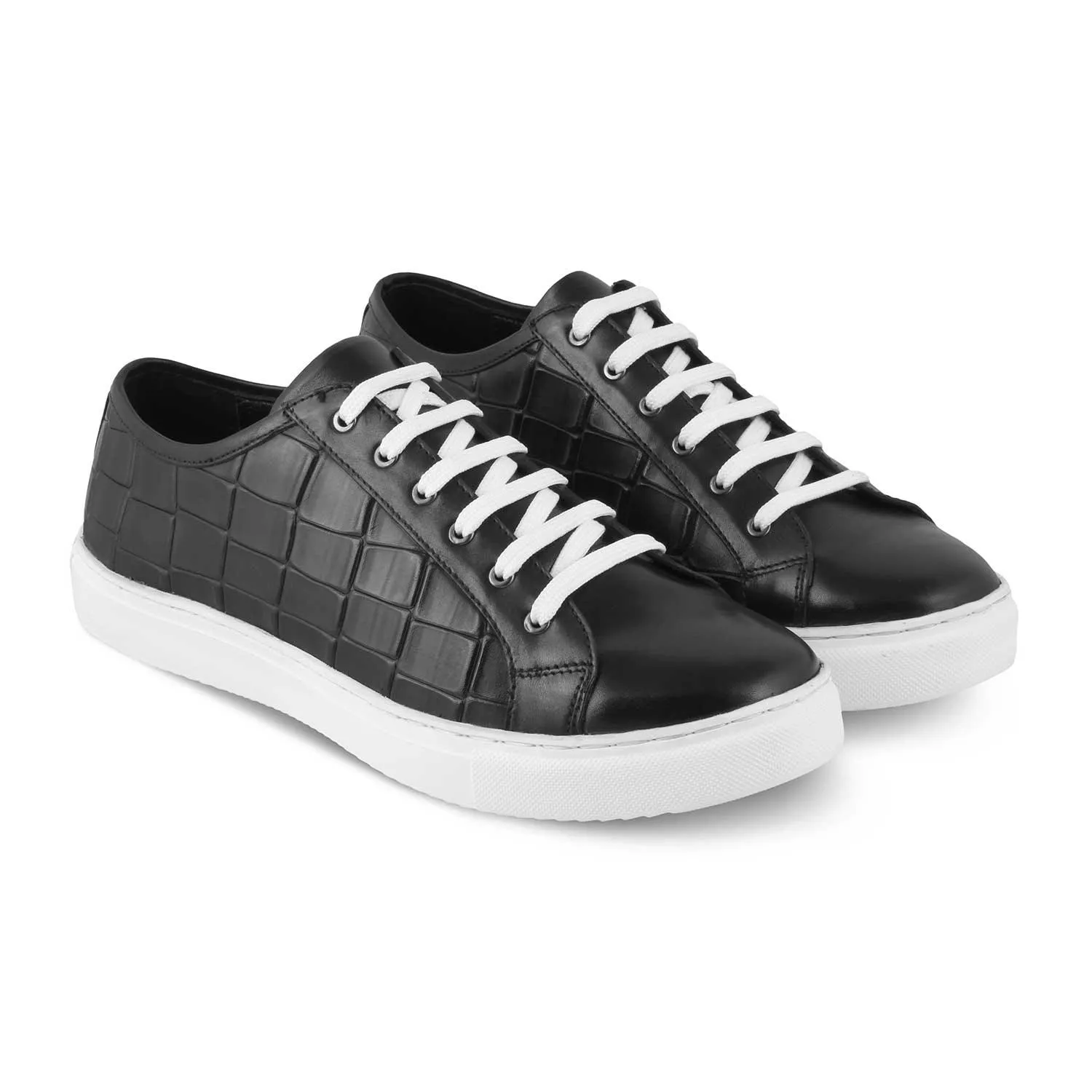 The Krun Black Men's Sneakers Tresmode