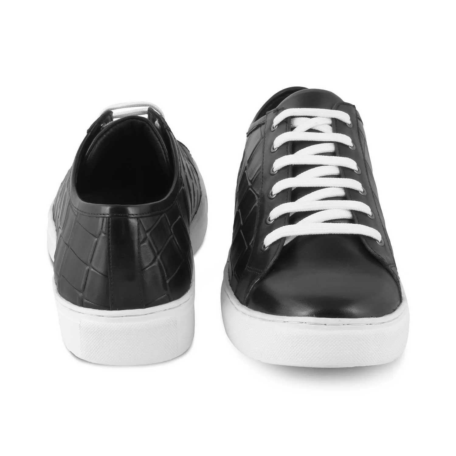 The Krun Black Men's Sneakers Tresmode