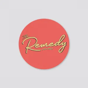 The Remedy Project Logo Circle Sticker