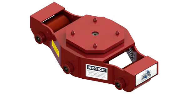 Tilt Type Swivel Utility Skate HUMS-8-P | 4 Ton Capacity - Polyurethane Rollers