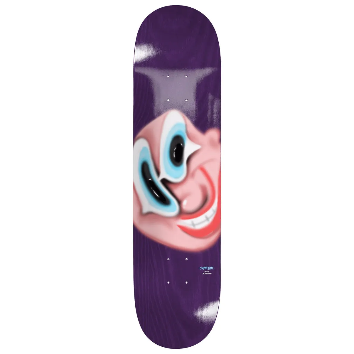 Umaverse Cody Chapman Smile Skateboard Deck- 8.5"