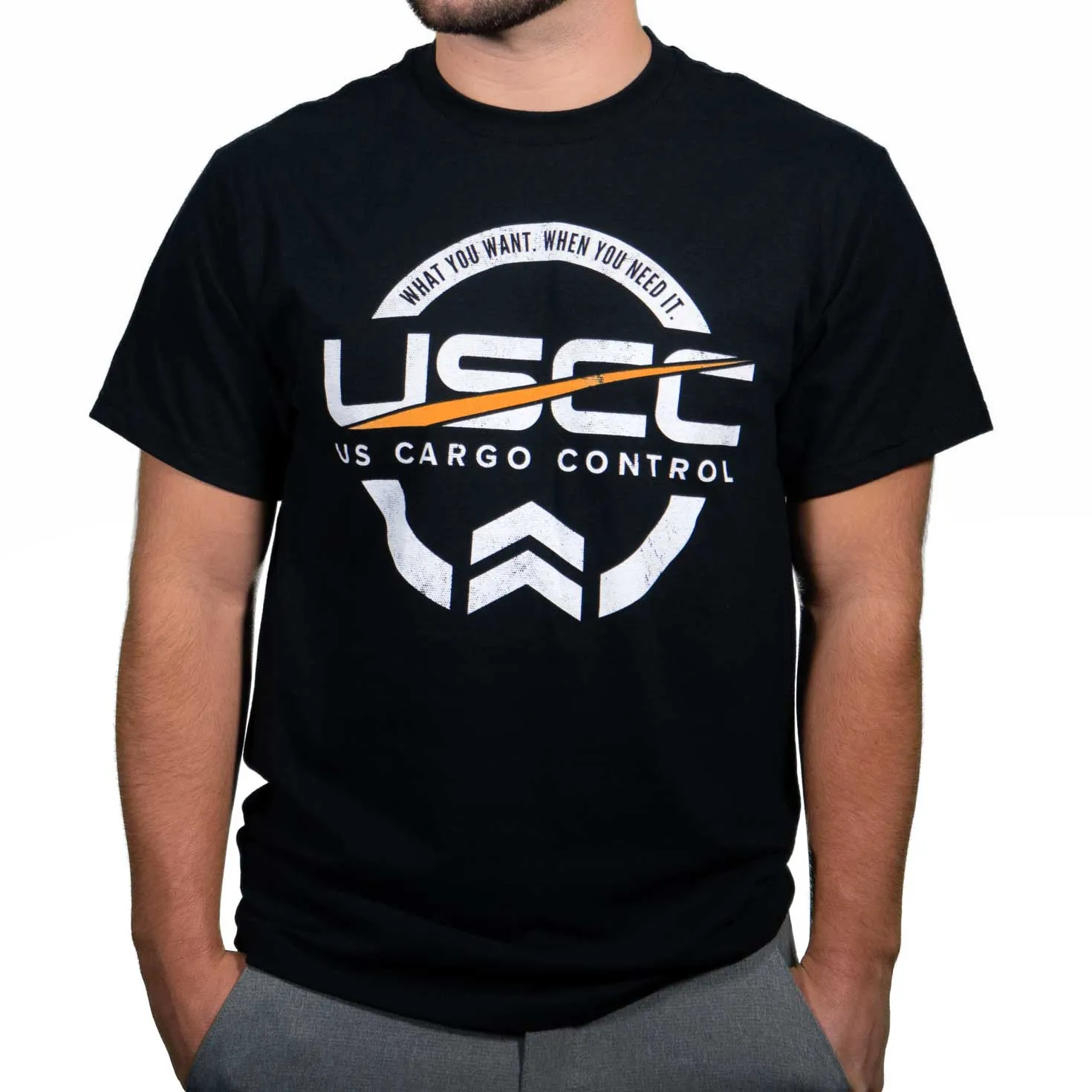 USCC Black Gildan Ringspun T-Shirt - 4XL