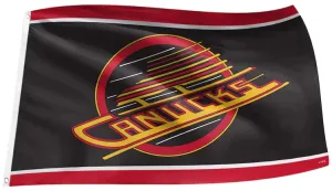 Vancouver Canucks "Flying Skate" Retro NHL Hockey 3'x5' Official Team Banner FLAG - The Sports Vault