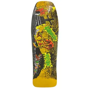 Vision 9.75" x 31.5" Groholski Graveyard Mob Yellow Stain Skateboard Deck