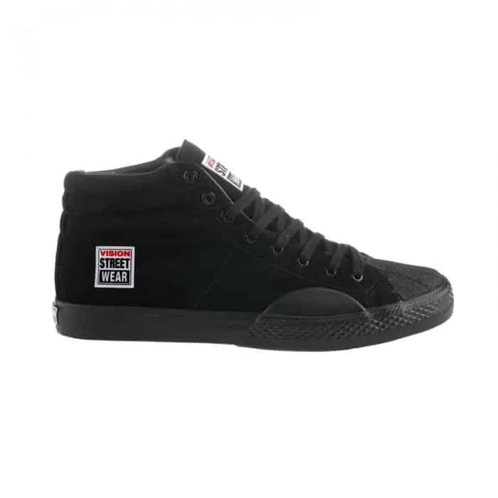 Vision Street Wear Black Suede High Top