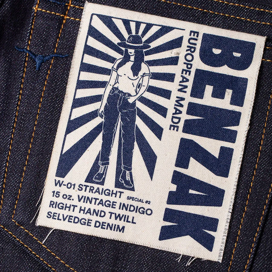 W-01 STRAIGHT special #2 15 oz. vintage indigo selvedge