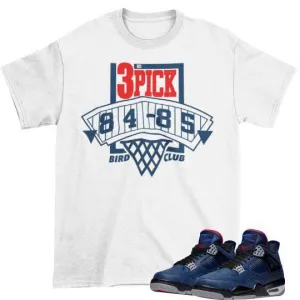 Winter Blue Retro 4 Sneaker Tee