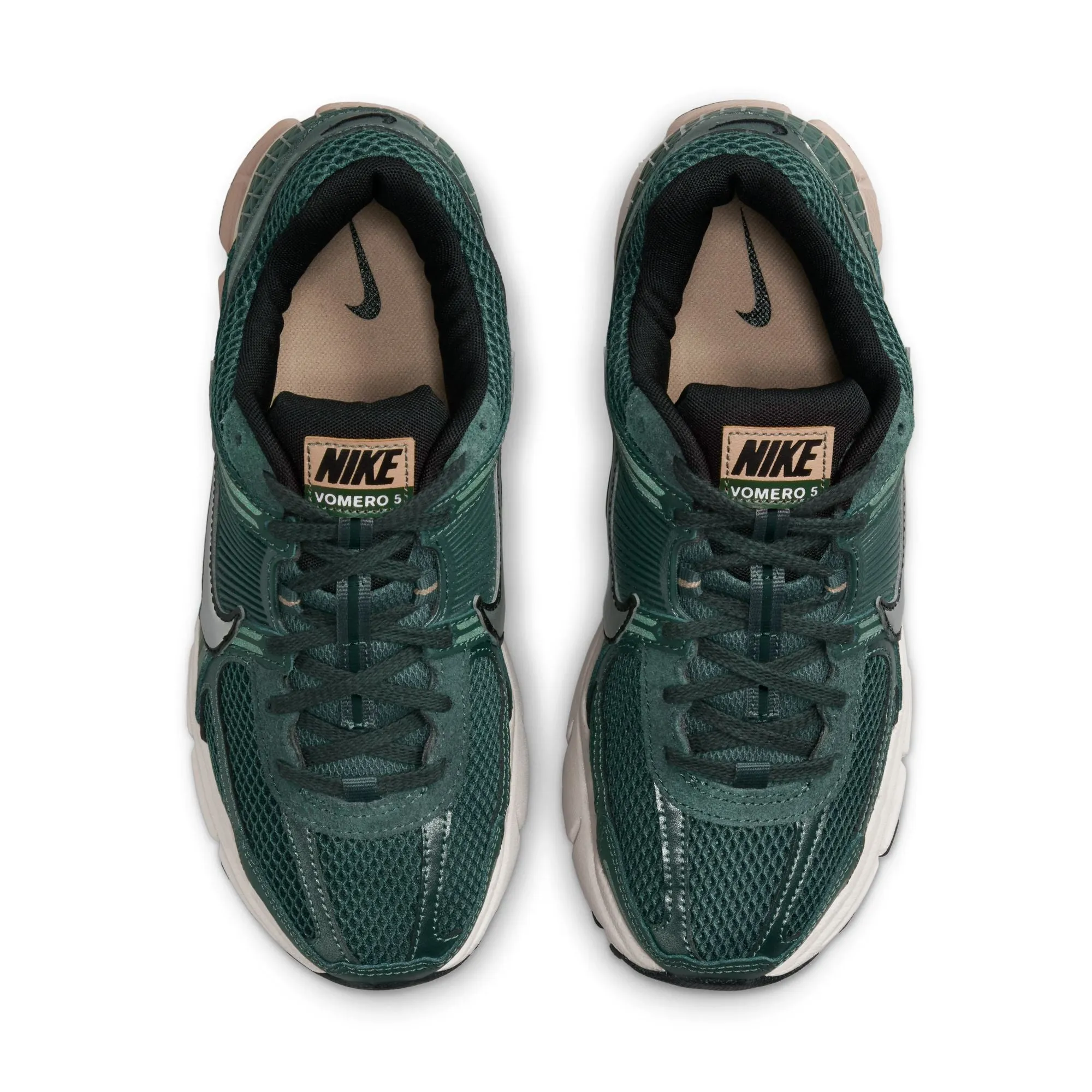 Women's Nike Zoom Vomero 5 - VINTAGE GREEN/CHROME-LT OREWOOD BRN-HEMP