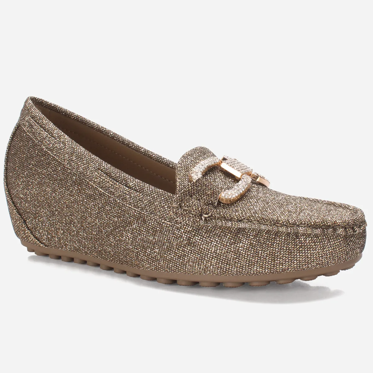 Women's "BENEDITTA" High Wedge Comfy Moccasins