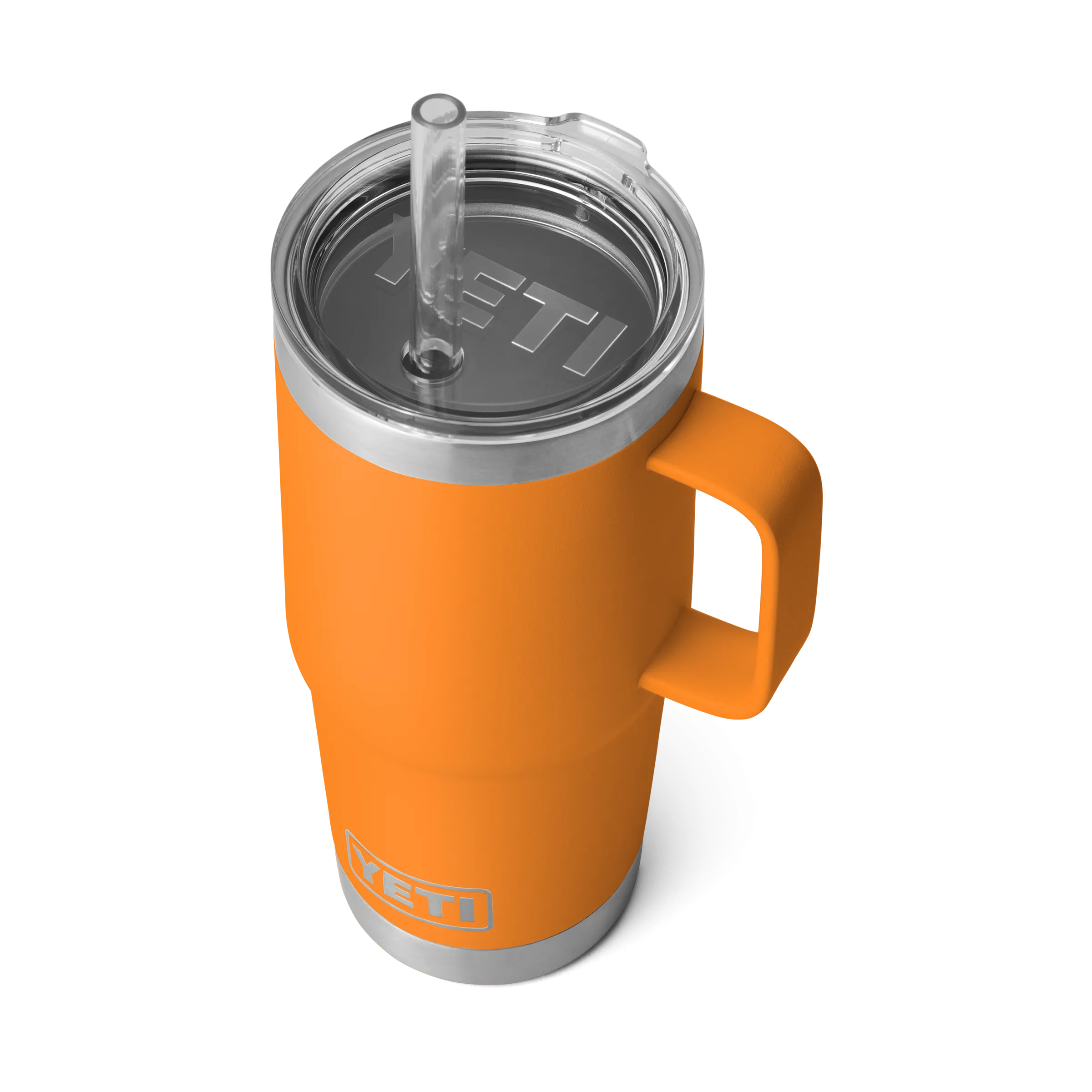 Yeti Rambler 25oz Mug With Straw Lid - King Crab Orange