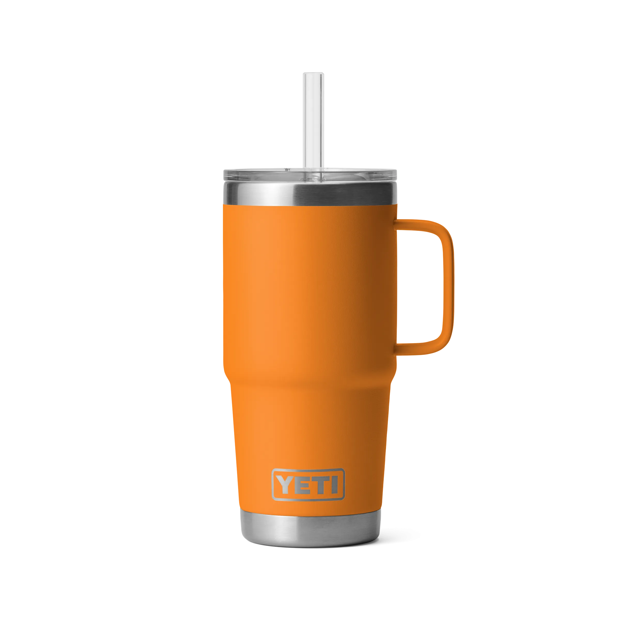 Yeti Rambler 25oz Mug With Straw Lid - King Crab Orange